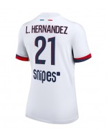 Paris Saint-Germain Lucas Hernandez #21 Bortedrakt Dame 2025-26 Korte ermer